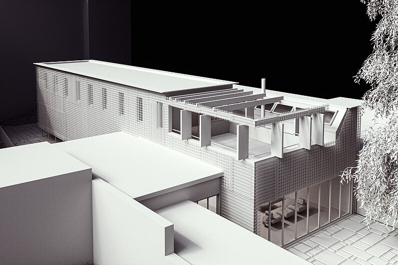 Architekturmodell Atelier Koeferler Architekten art design garden 