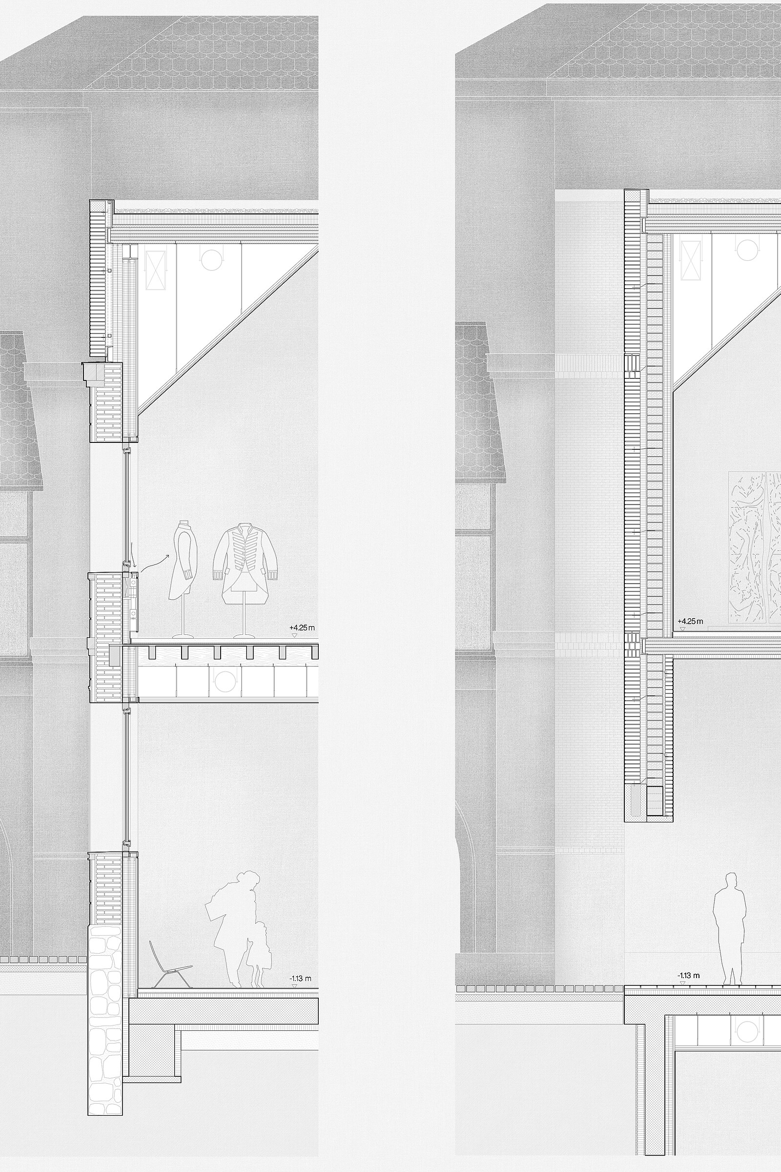 Stadtgeschichte Museum Schwerin Plan Wettbewerb Bauen mit Bestand 