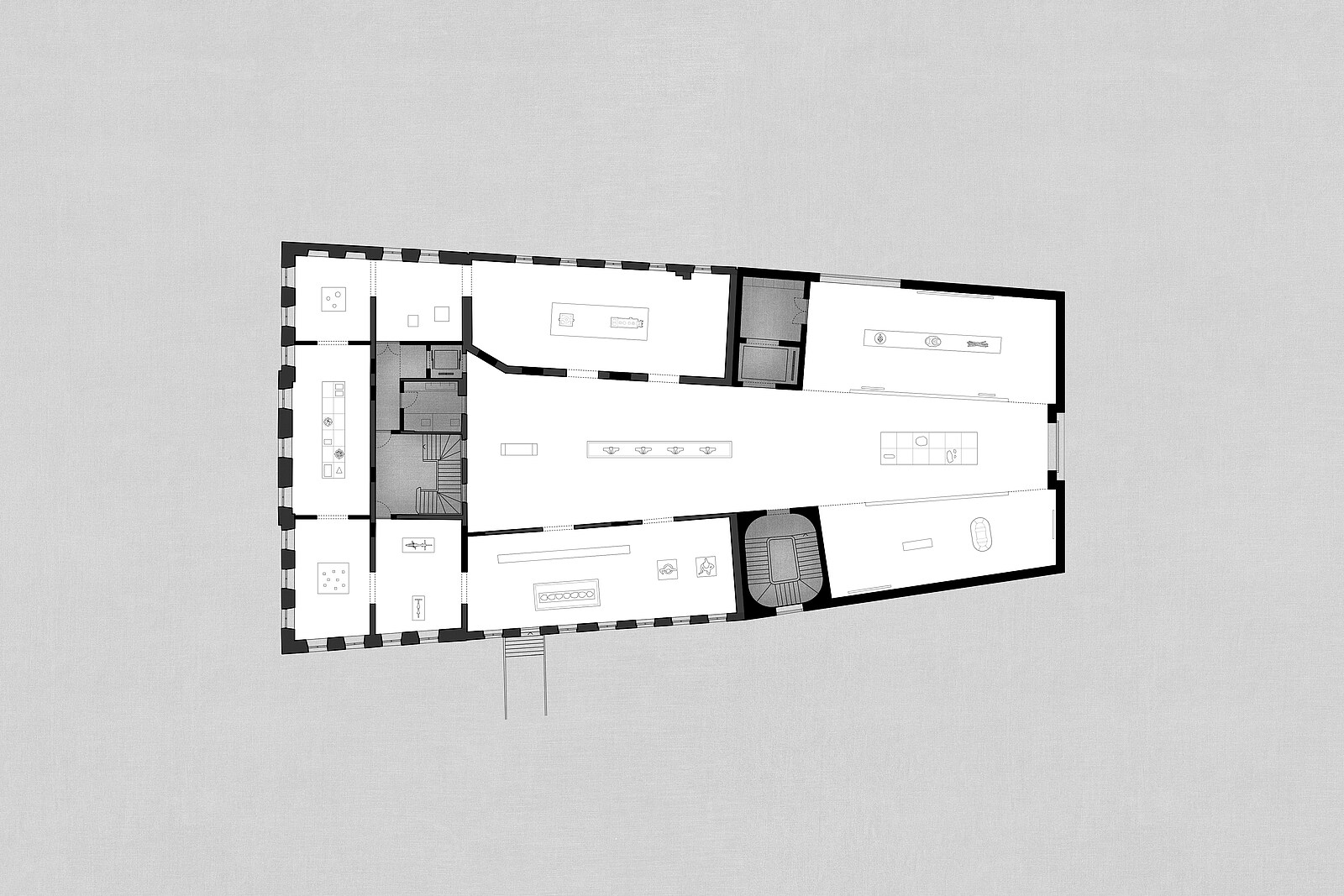 Stadtgeschichte Museum SchwerinPlan Wettbewerb Bauen mit Bestand Ausstellung 
